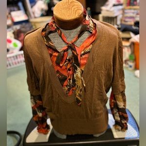 Lane Bryant faux duel top